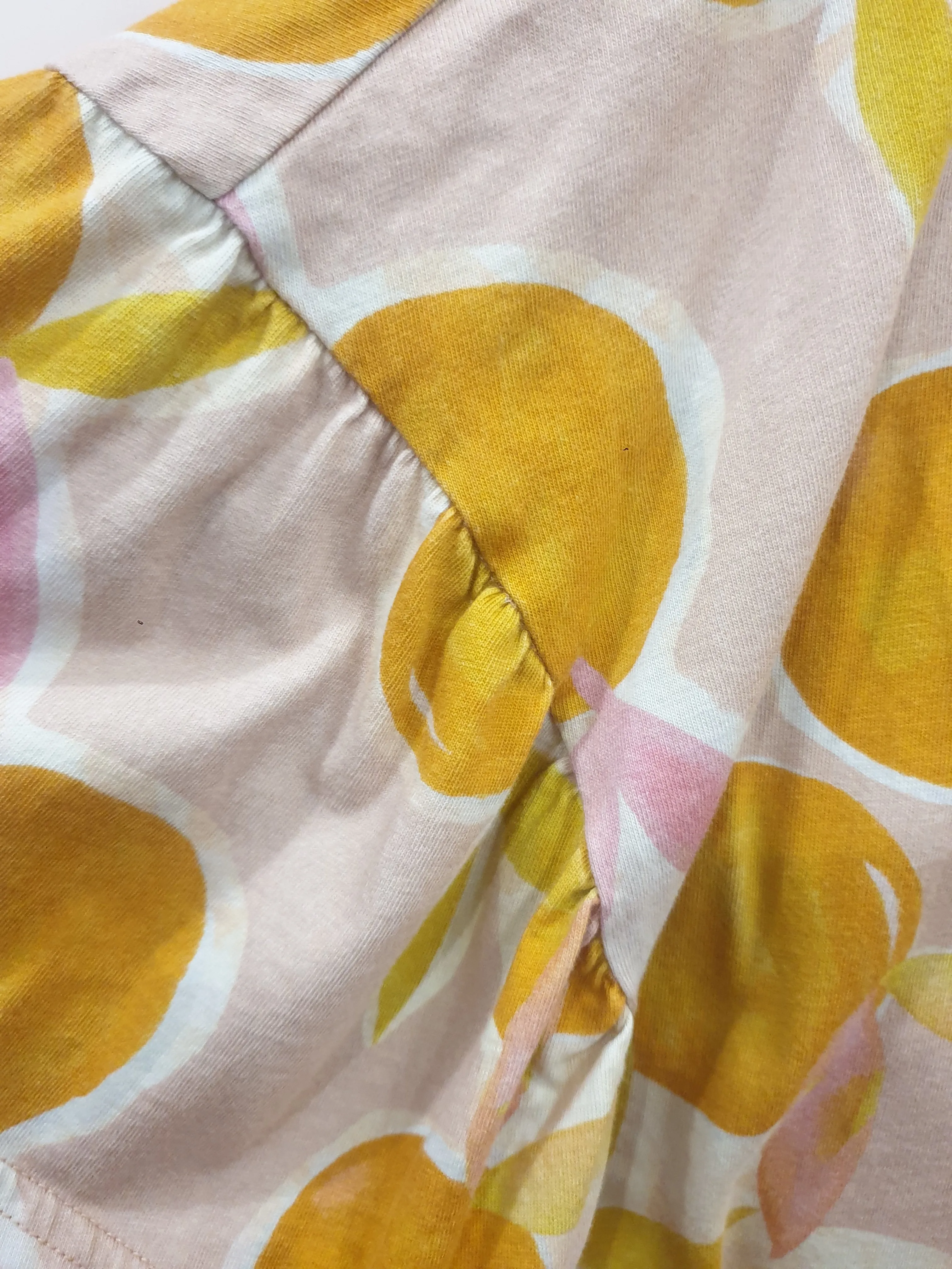 Gorman orange print half sleeve top size 166