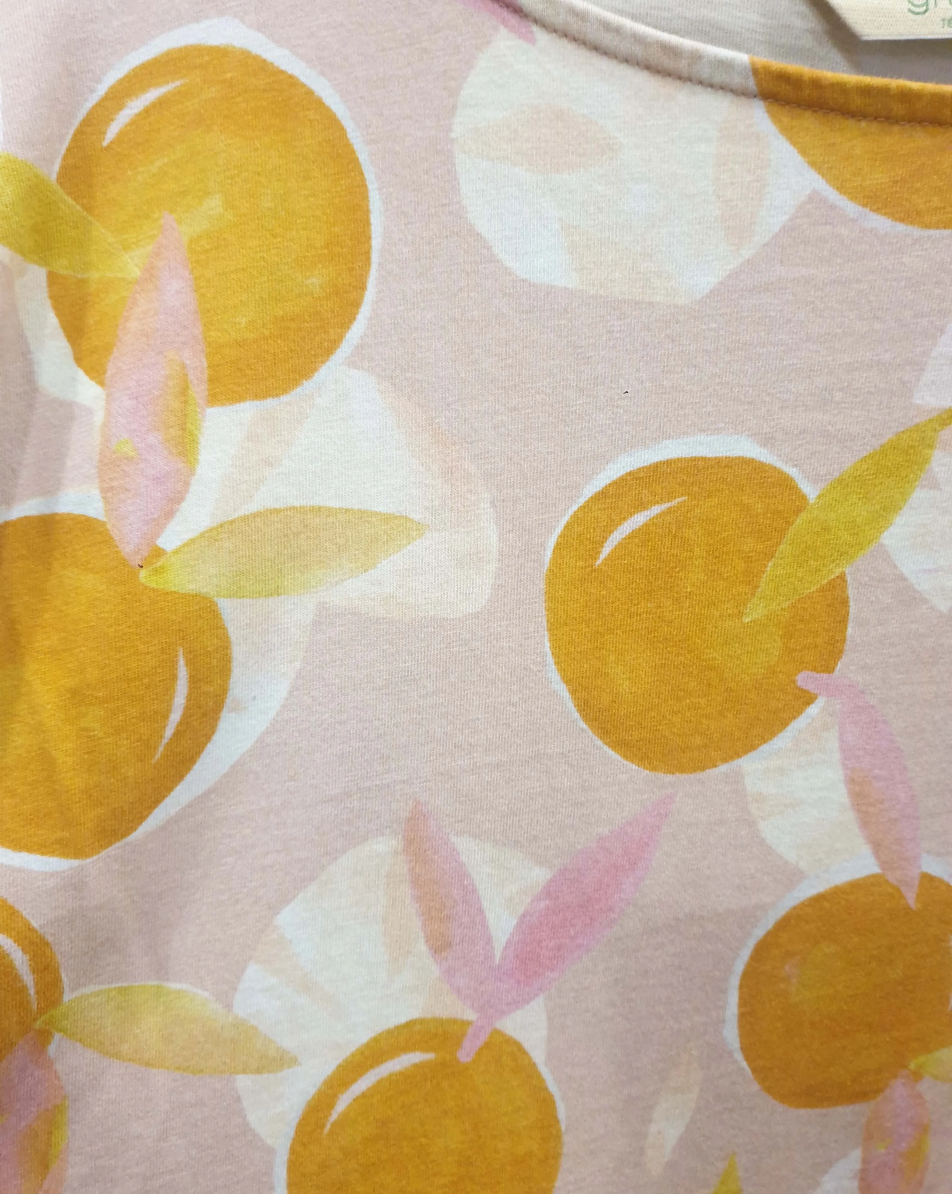 Gorman orange print half sleeve top size 166