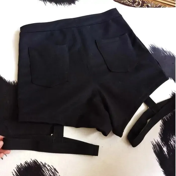 Gothic Lioness Garter Shorts