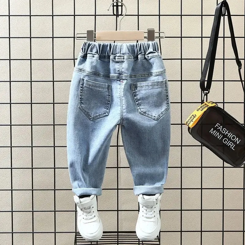 Graphic Patchwork Loose Fit Jean