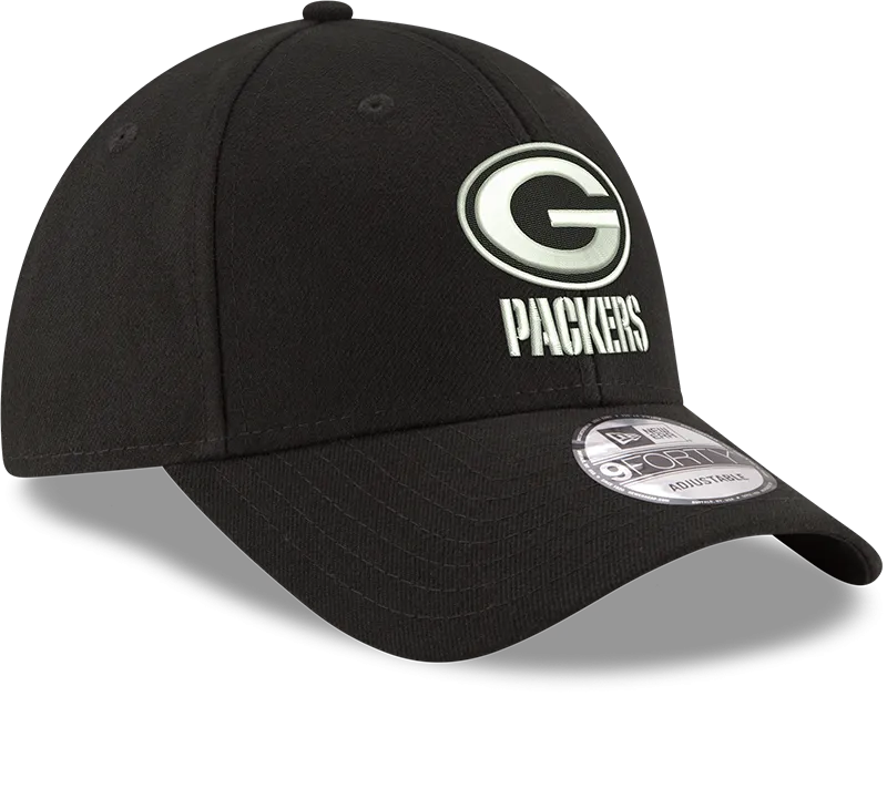 Green Bay Packers 9FORTY Black