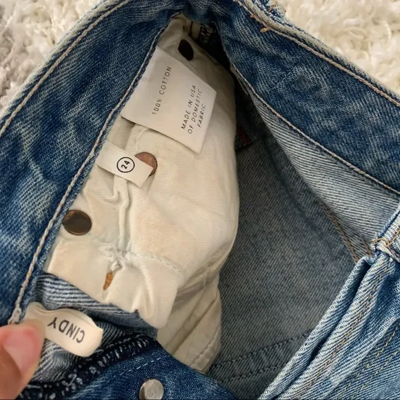 Grlfrnd Denim Cindy High Rise Shorts