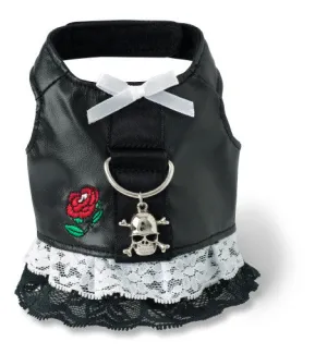 Harness Biker Black Dress