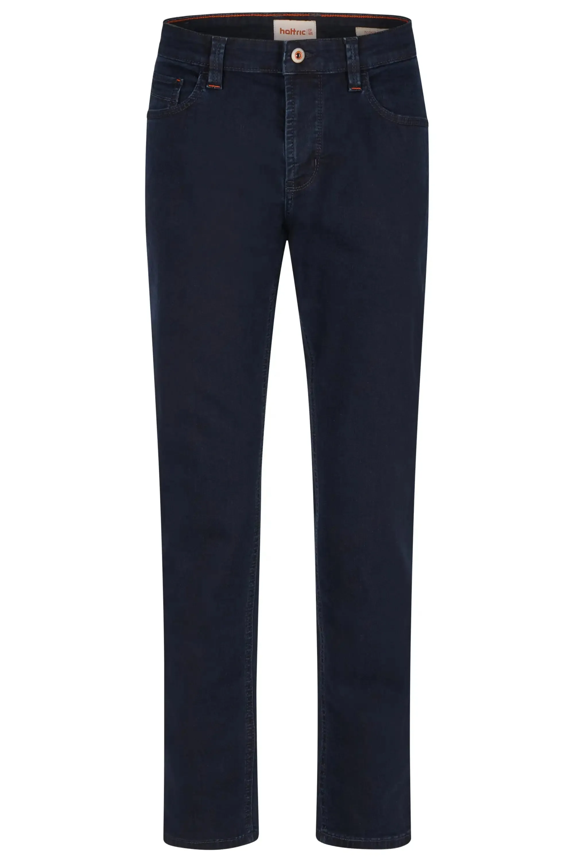 Hattric Mens Jeans Parker Straight Leg Blue/Black