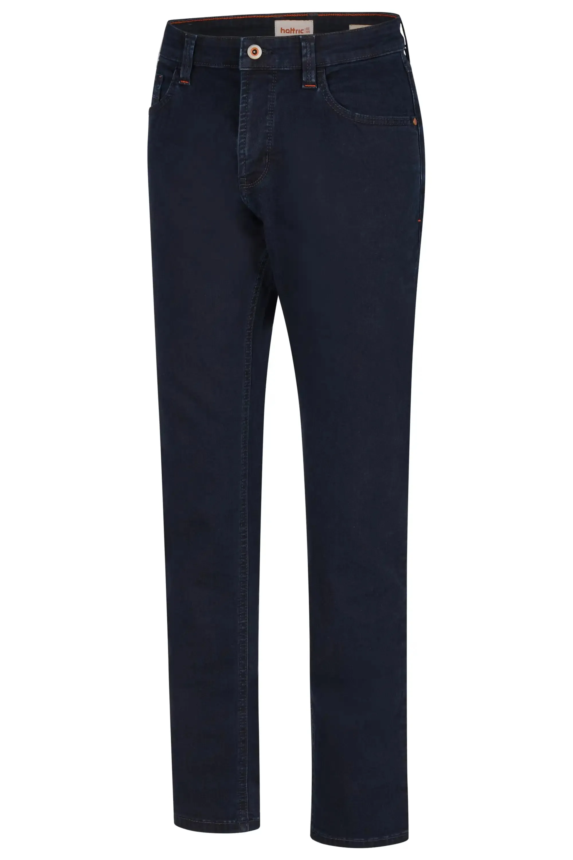 Hattric Mens Jeans Parker Straight Leg Blue/Black