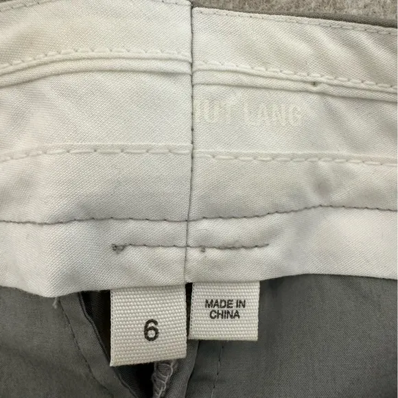 Helmut Lang Silk Chino Shorts Gray Women’s Size 6