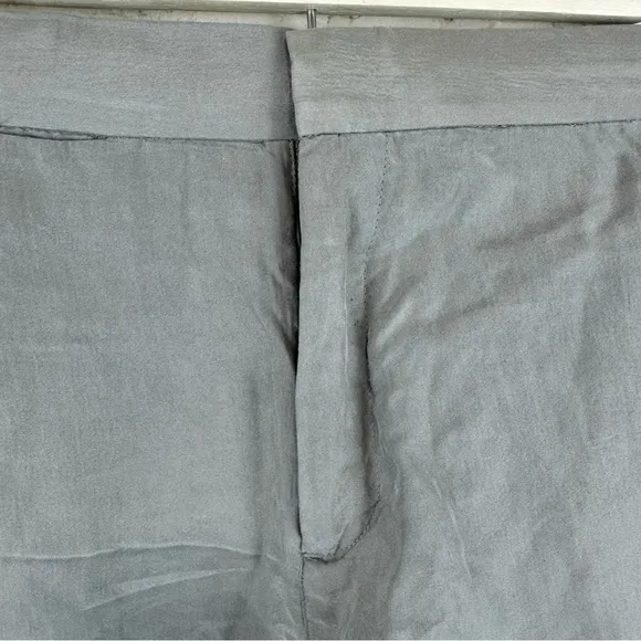 Helmut Lang Silk Chino Shorts Gray Women’s Size 6