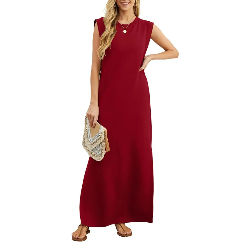 Hester | Long Fluid Wrinkle-Free Dress