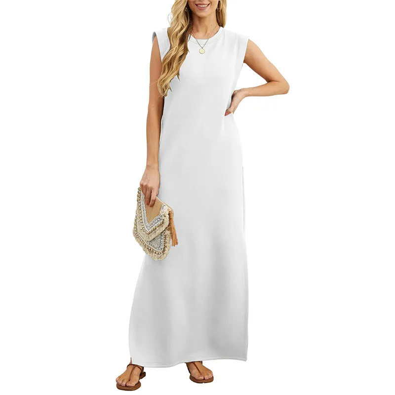 Hester | Long Fluid Wrinkle-Free Dress