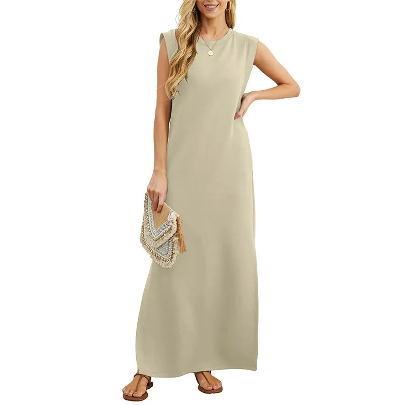Hester | Long Fluid Wrinkle-Free Dress