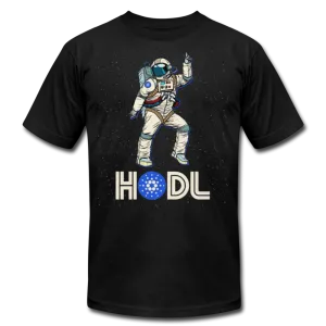 Hodl Disco Astronaut Cardano Men/Unisex Premium Adult T-Shirt