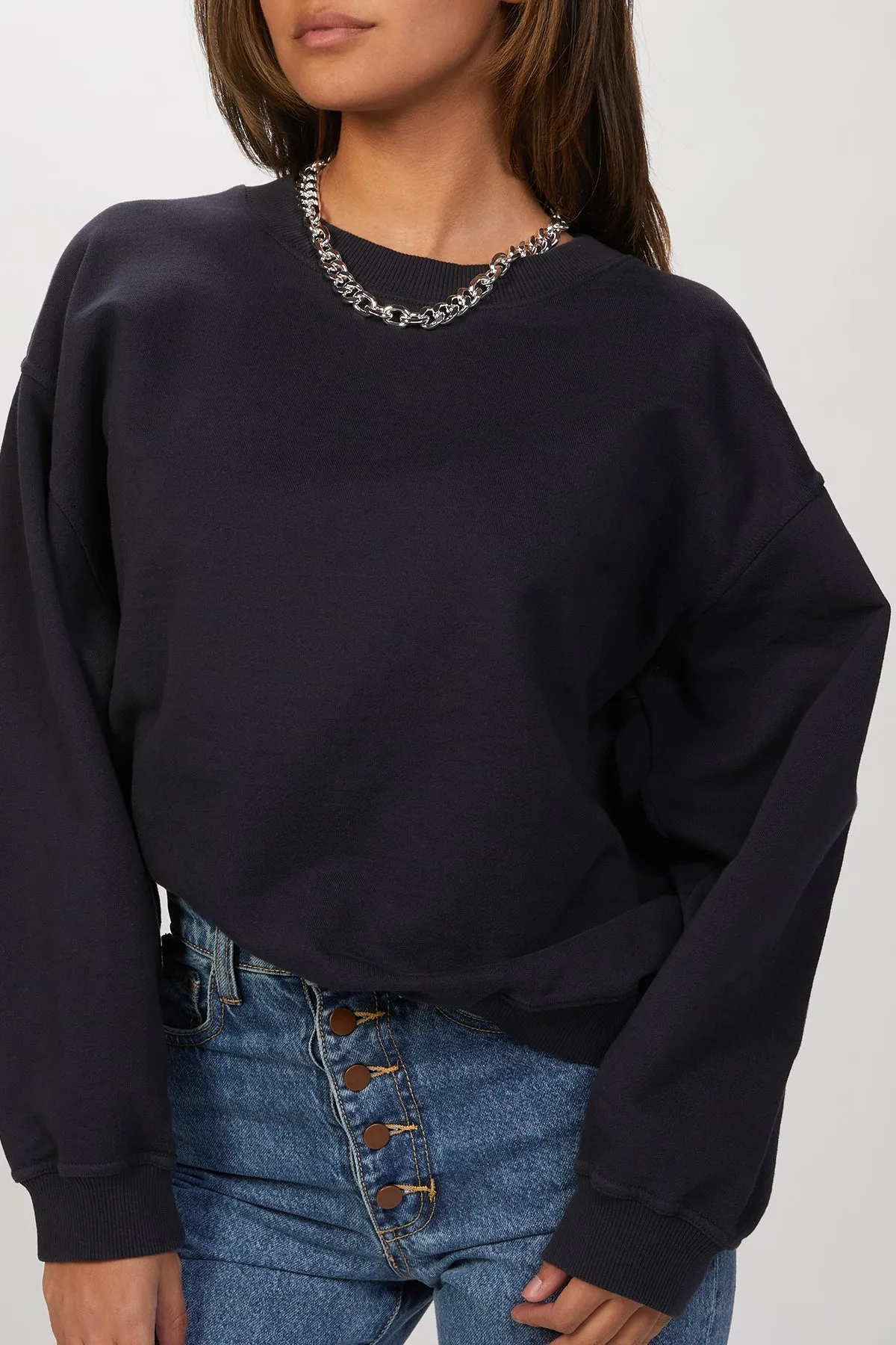 HOLZER ORGANIC-COTTON CREWNECK SWEATSHIRT