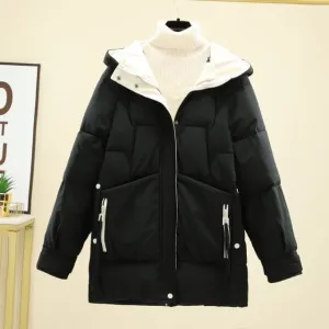 Hooded warm jacket - Laurena