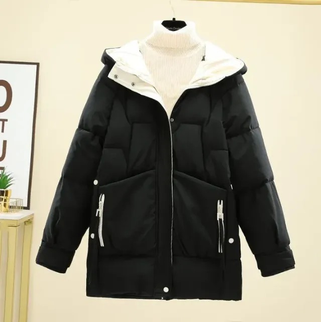 Hooded warm jacket - Laurena
