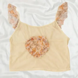 Hunny Bunny Ruffled Crop Cami