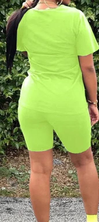 I Am 2pc Shorts Set
