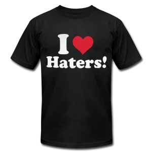 I Love Haters Men/Unisex Premium Adult T-shirt