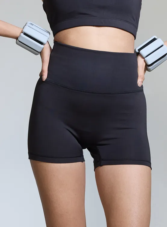 Intense Hot Shorts Matte Black