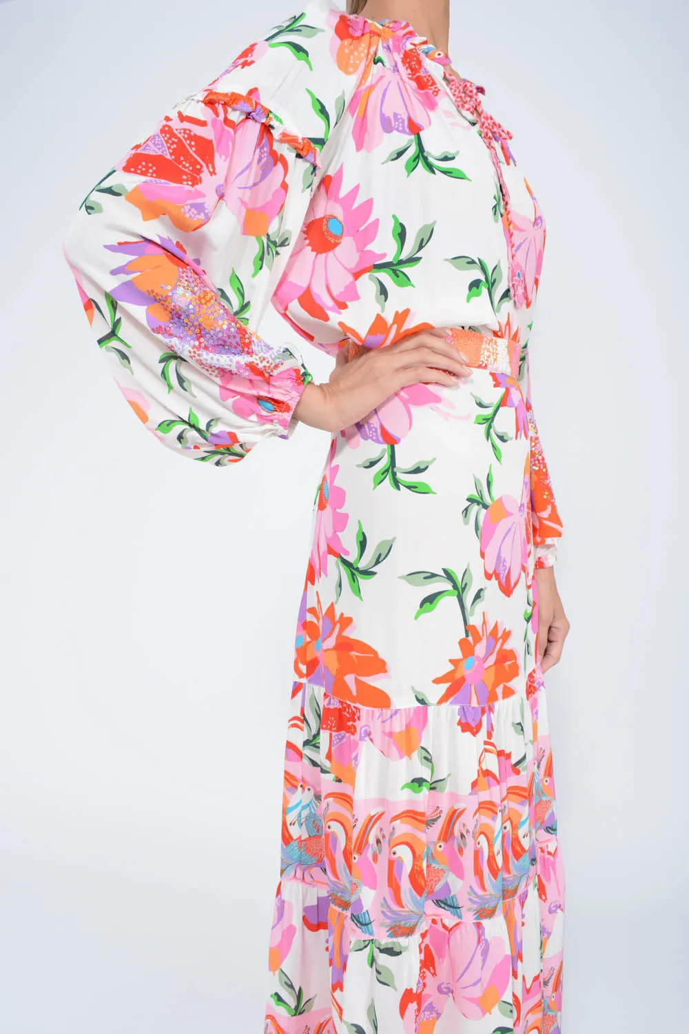 ISA TOP - MEALY BIRD