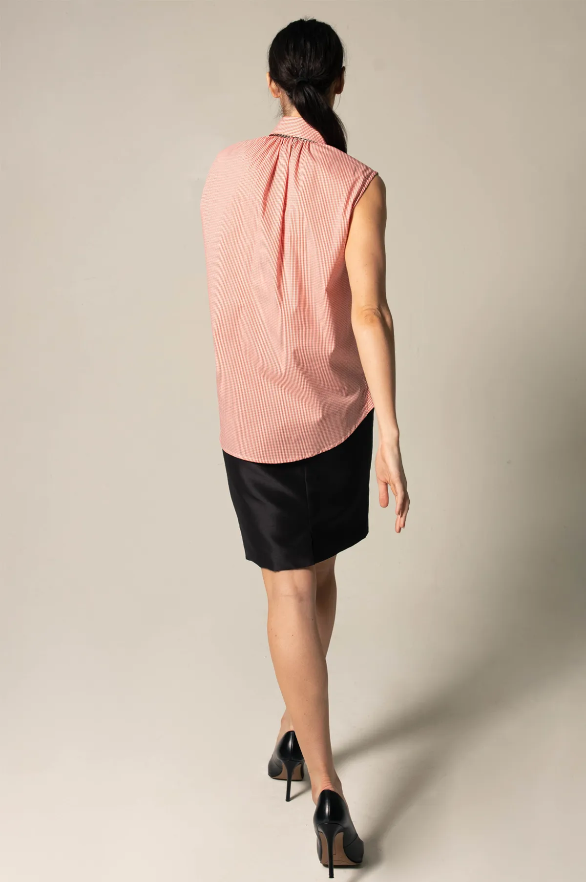 Italian Cotton Sleeveless Top