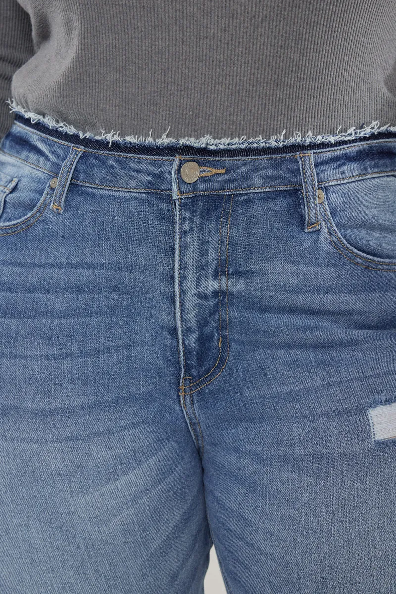 Ivory High Rise Super Skinny Jeans (Plus Size)