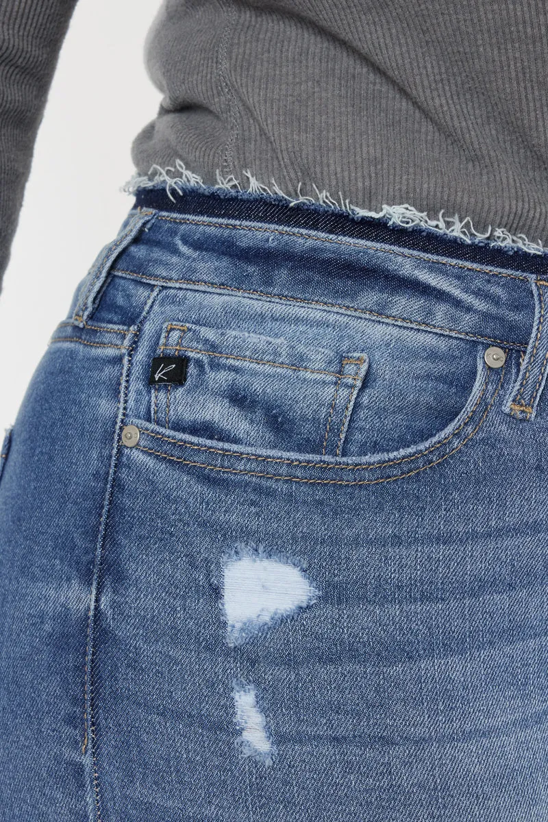 Ivory High Rise Super Skinny Jeans (Plus Size)