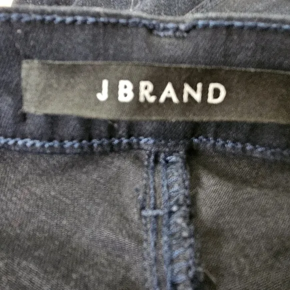 J BRAND CLAUDETTE Photo Ready Nightspot Black Beaded Midrise Skinny Jeans in 25