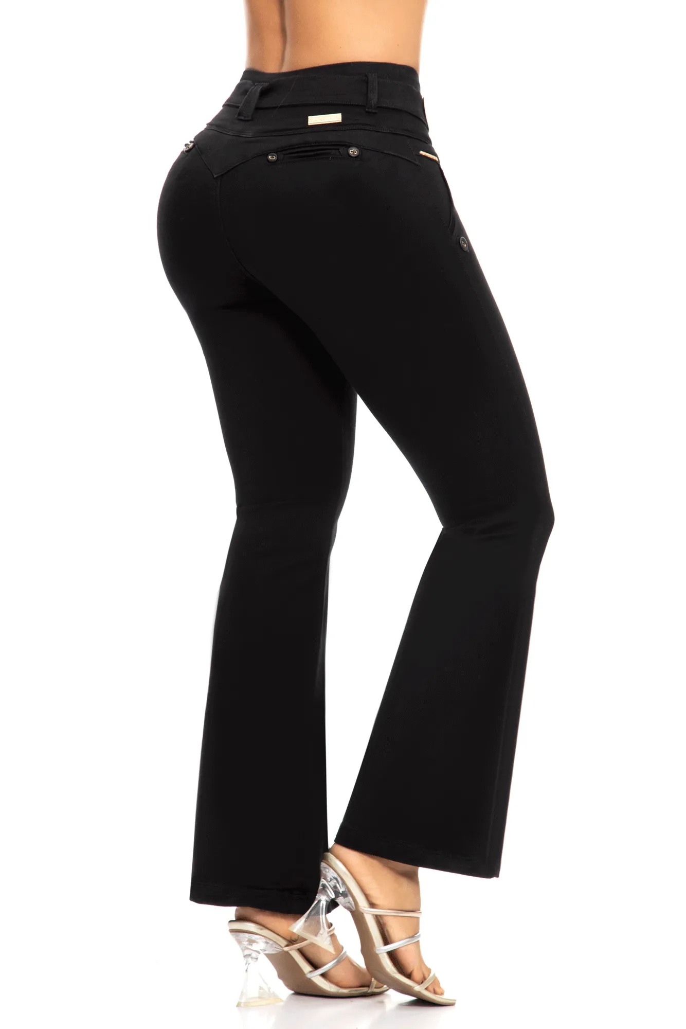 JEANS COLOMBIANOS PUSH UP NEGRO 6949
