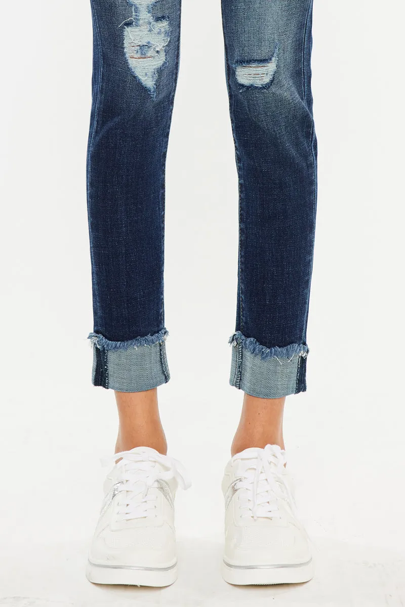 Judith High Rise Ankle Skinny Jeans