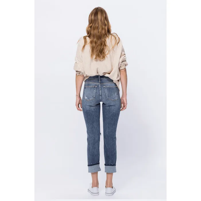 Judy blue Bleach Splash Boyfriend Jeans