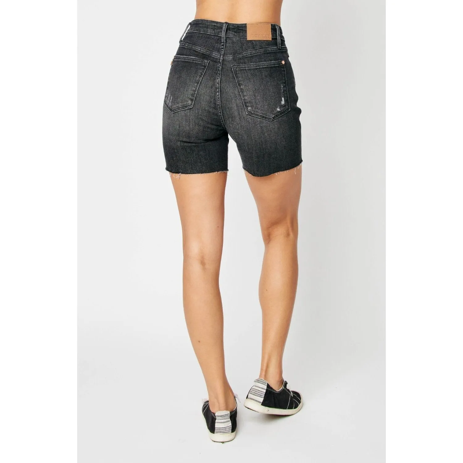 Judy Blue Full Size High Waist Tummy Control Denim Shorts