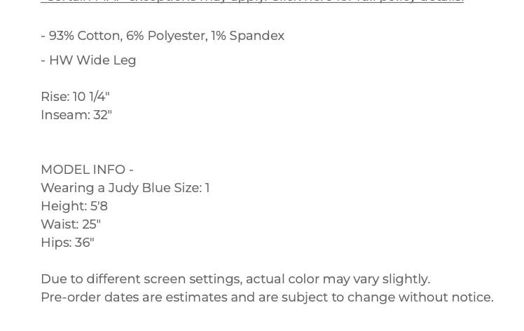 Judy Blue Trouser Jeans - JBTJ