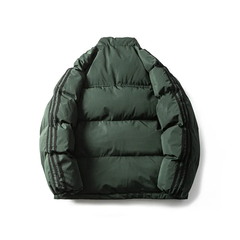 Judy -warm striped cotton jacket for men