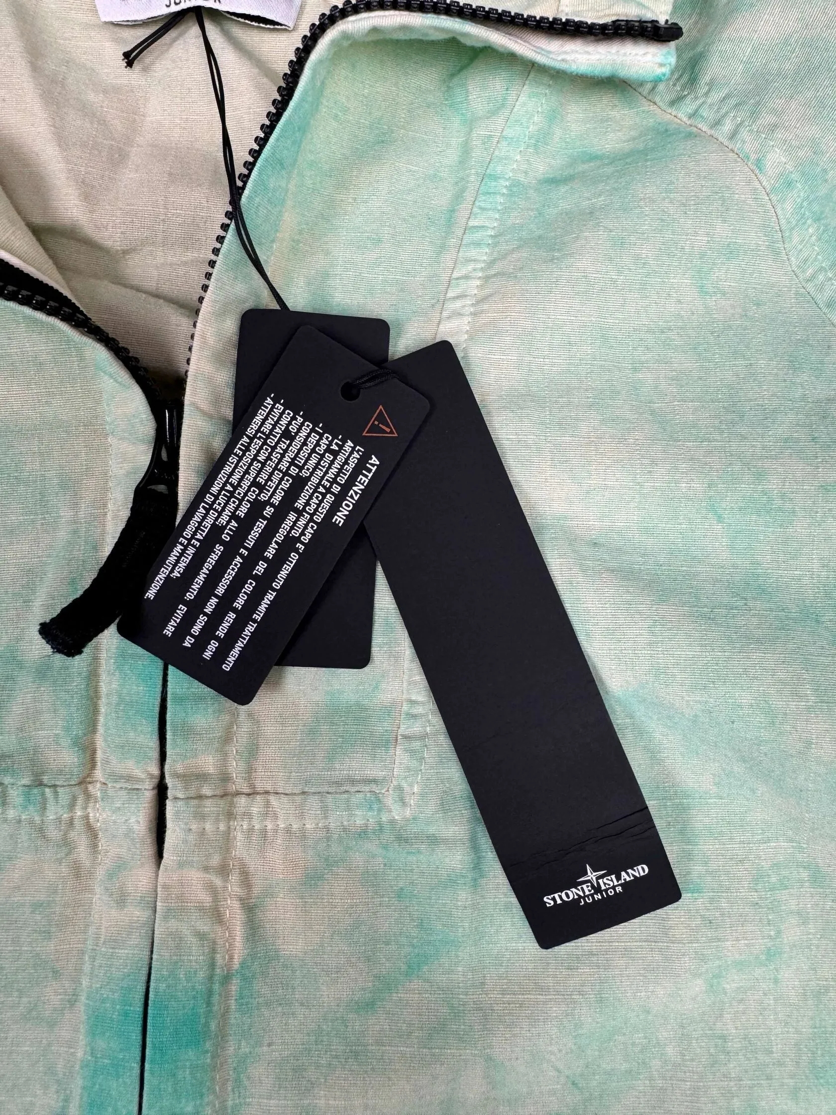 JUNIOR - Stone Island Dust Effect Jacket - Light Green (Unused)