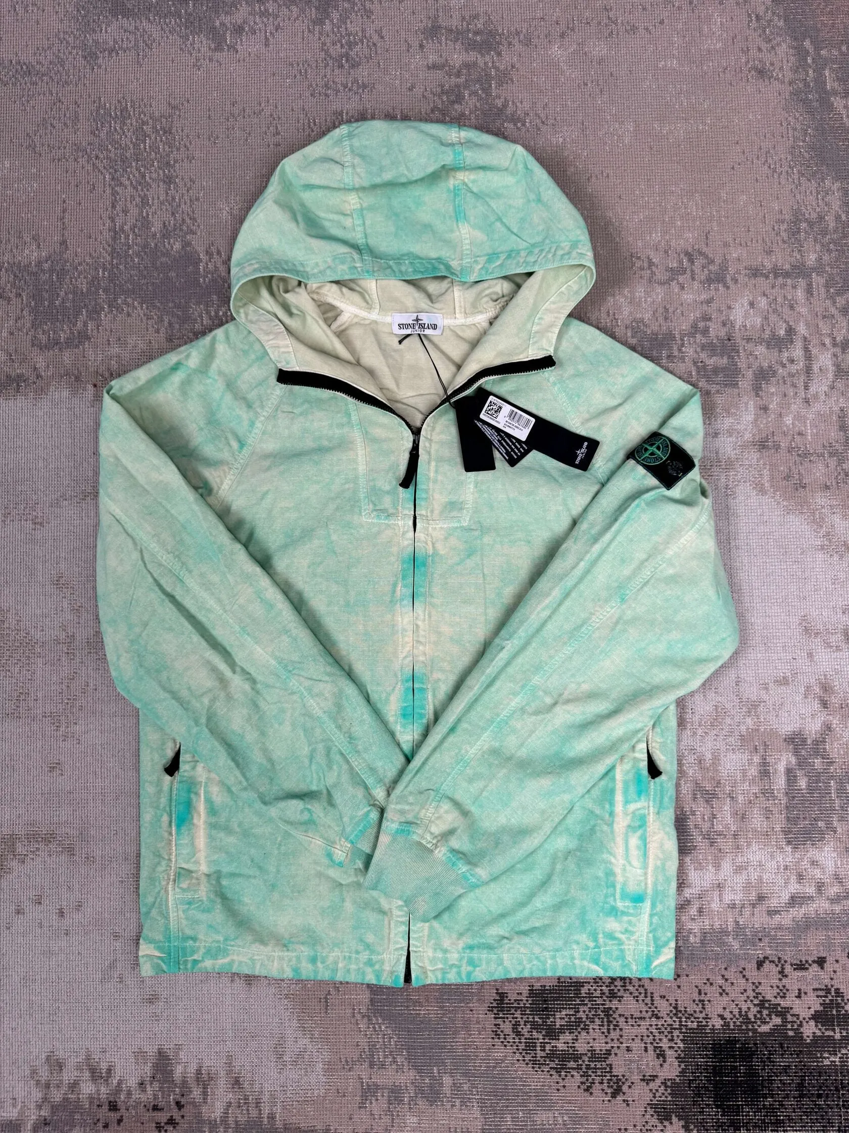 JUNIOR - Stone Island Dust Effect Jacket - Light Green (Unused)