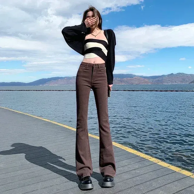 Kamila - Chic Flared Pants for Women