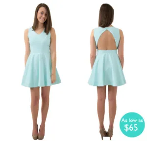 Kelsey Triangle Back Sorority Dress