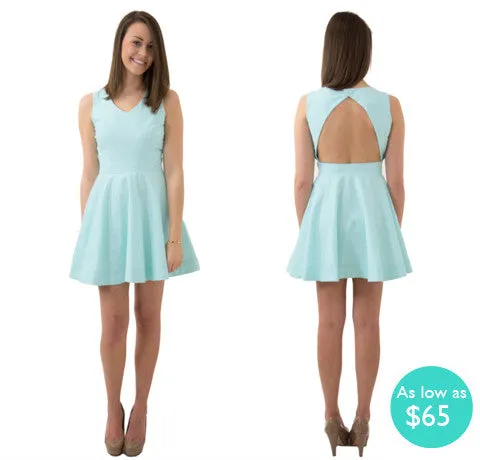 Kelsey Triangle Back Sorority Dress