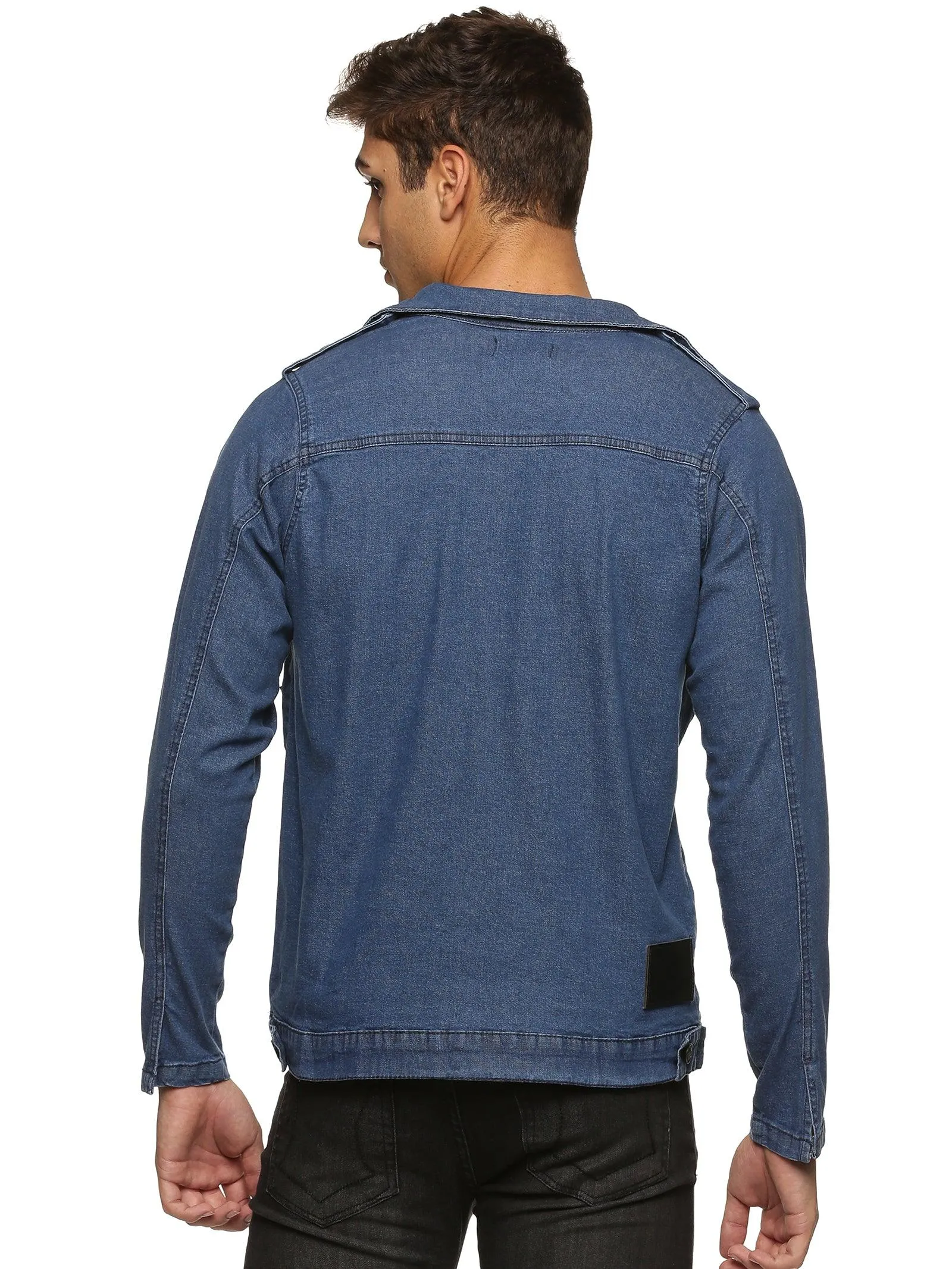 Kultprit Men's double zipper Solid jacket