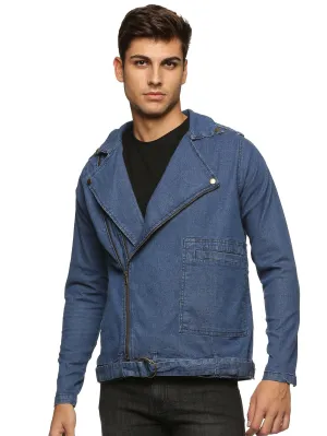 Kultprit Men's double zipper Solid jacket