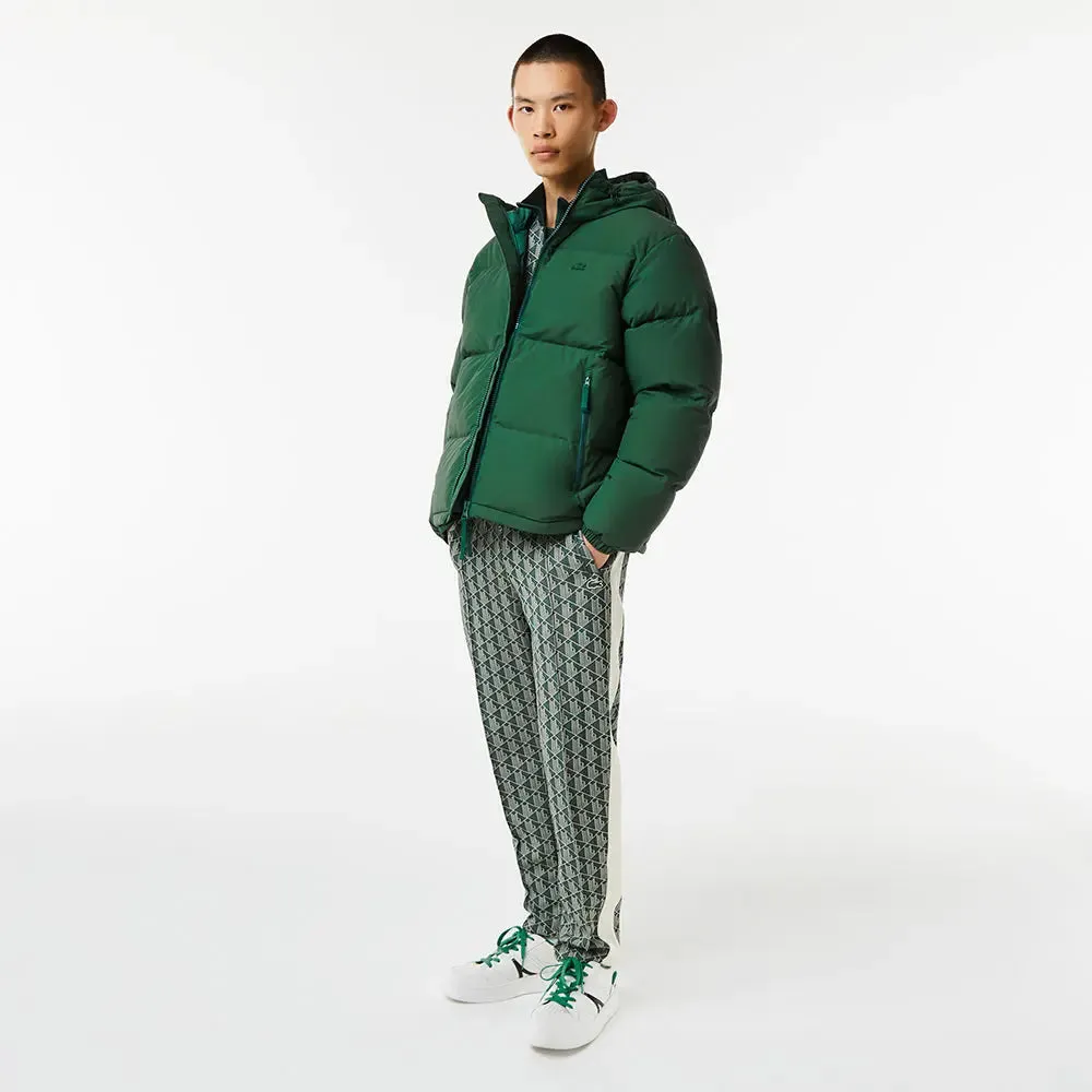 LACOSTE Men's Quilted Water-Repellent Jacket (Green)
