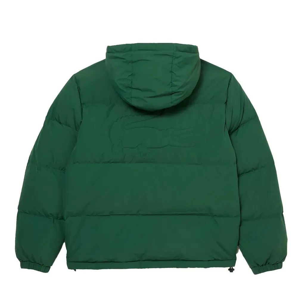 LACOSTE Men's Quilted Water-Repellent Jacket (Green)