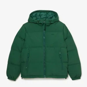 LACOSTE Men's Quilted Water-Repellent Jacket (Green)