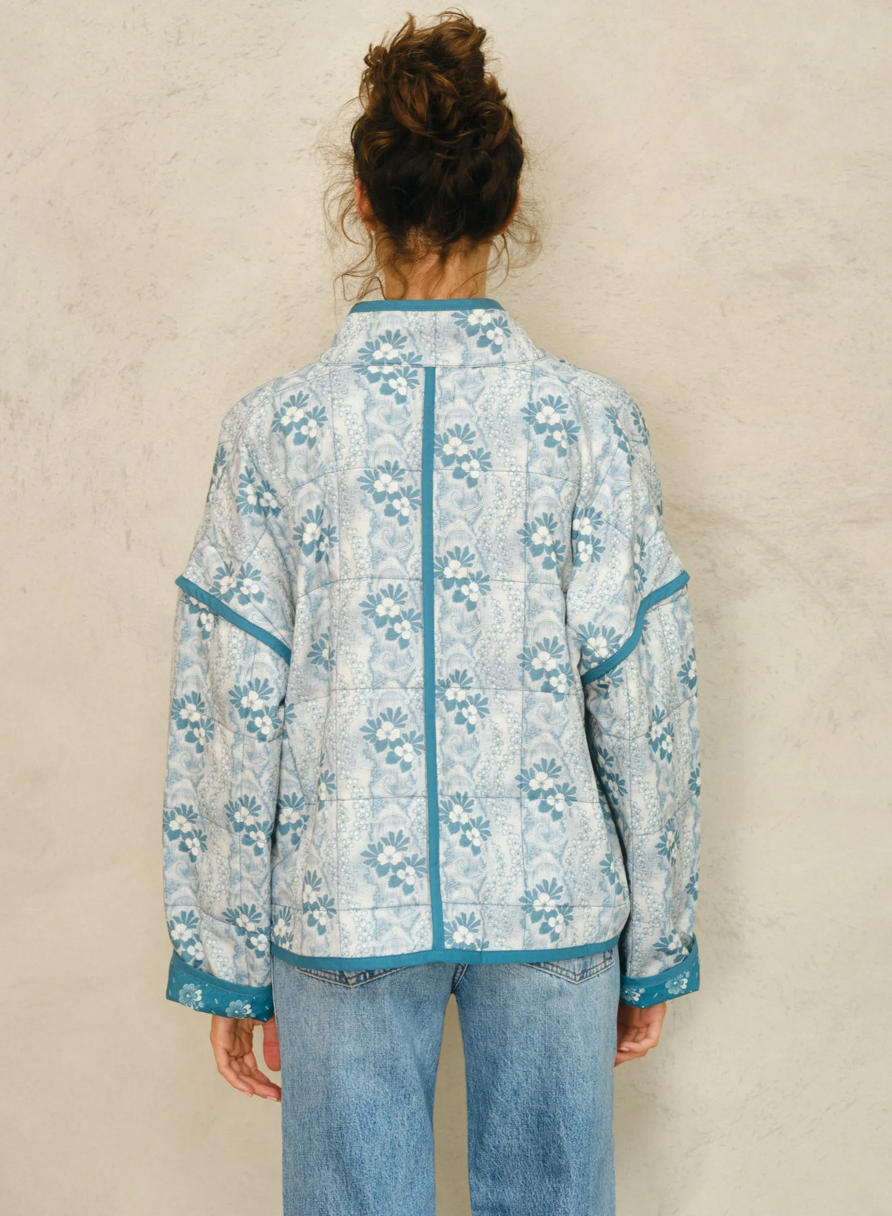 Lana Quilted Jacket - Blue