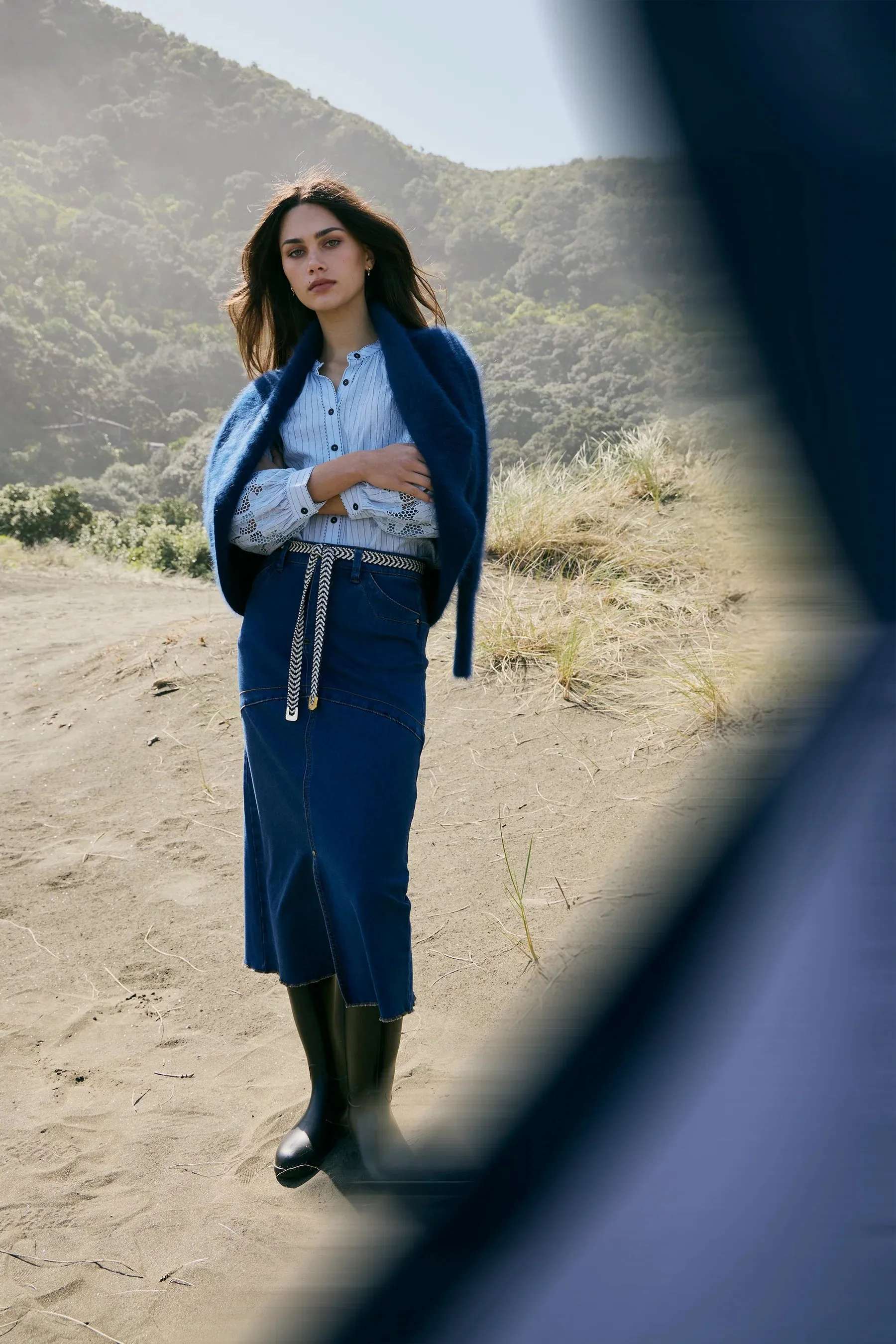 Lania the Label - Paloma Cardigan Jacket (Sapphire)