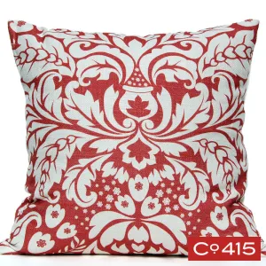 Large Damask Pillow - Watermelon