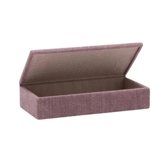 Large Purple Jute Box