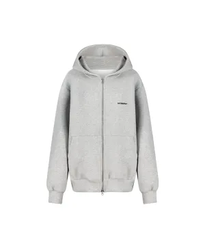 LE SONNET Oversize Hood Zip-Up - Gray