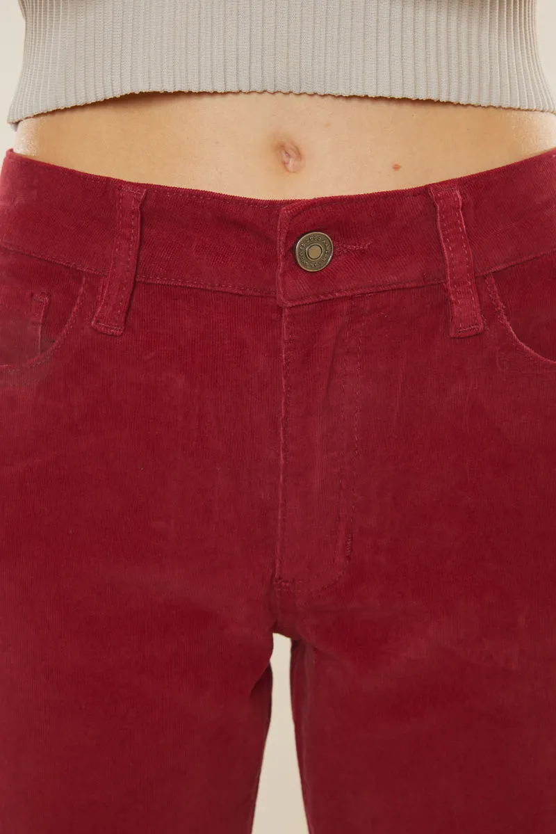 Leah High Rise Corduroy Mom Jeans