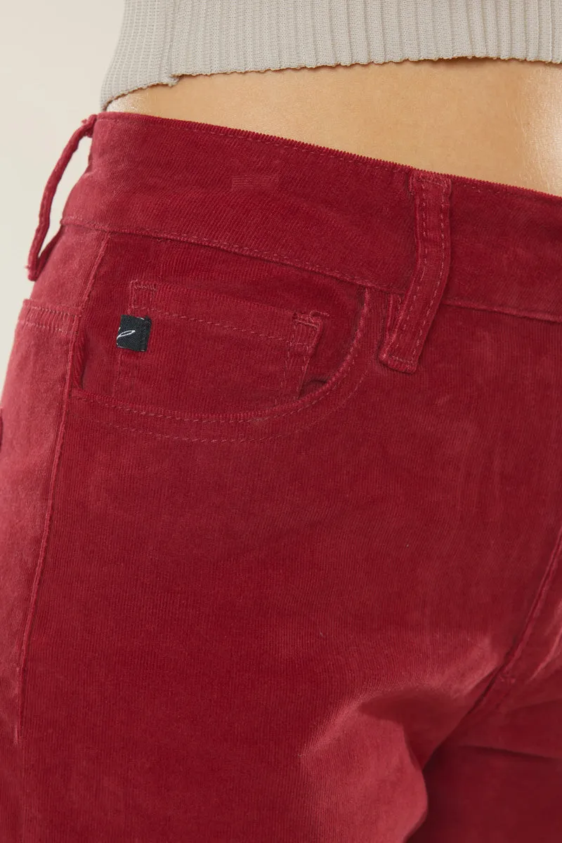 Leah High Rise Corduroy Mom Jeans